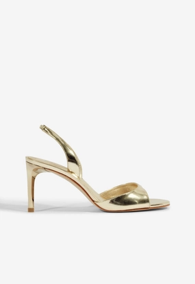 Scarlett Sling Mid Metallic Sandal Easy Glam