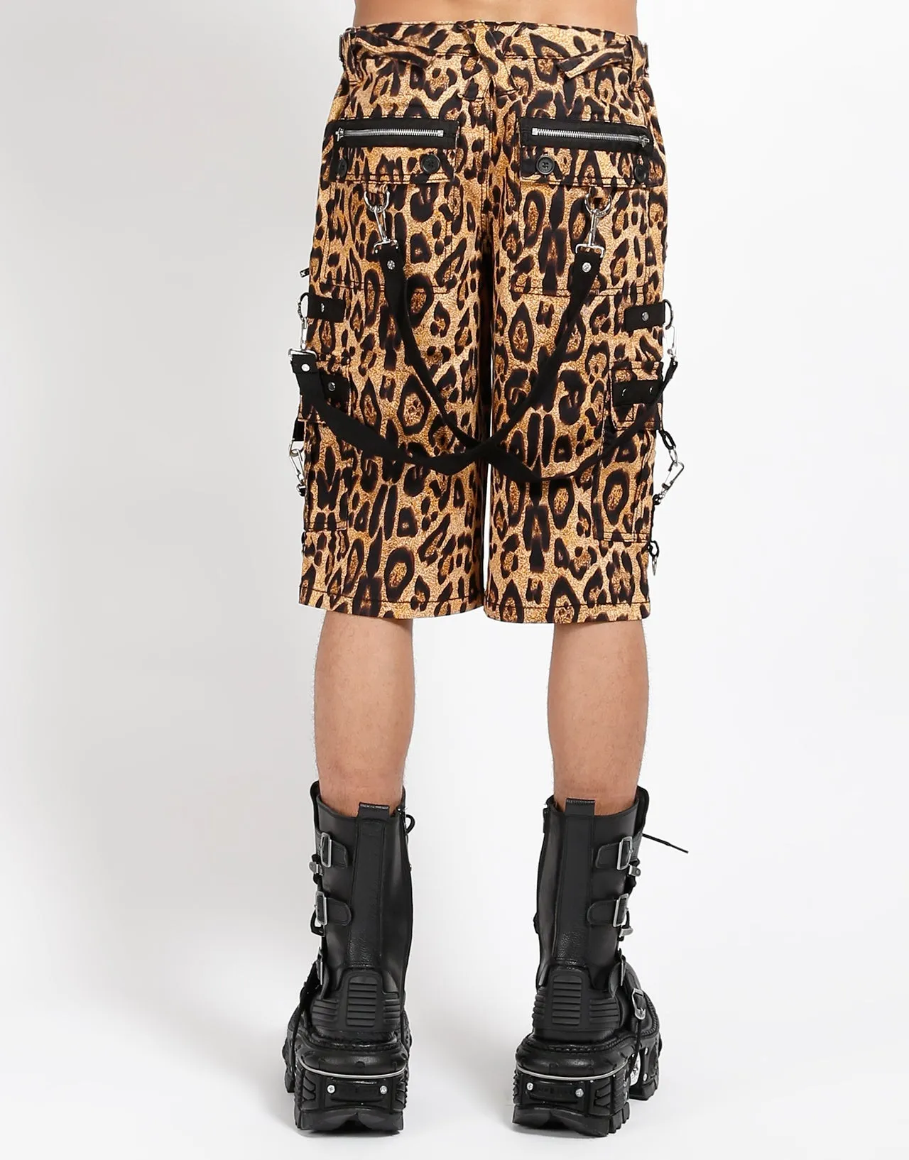 No Ride Fit PUNK SHORT NAT LEOPARD