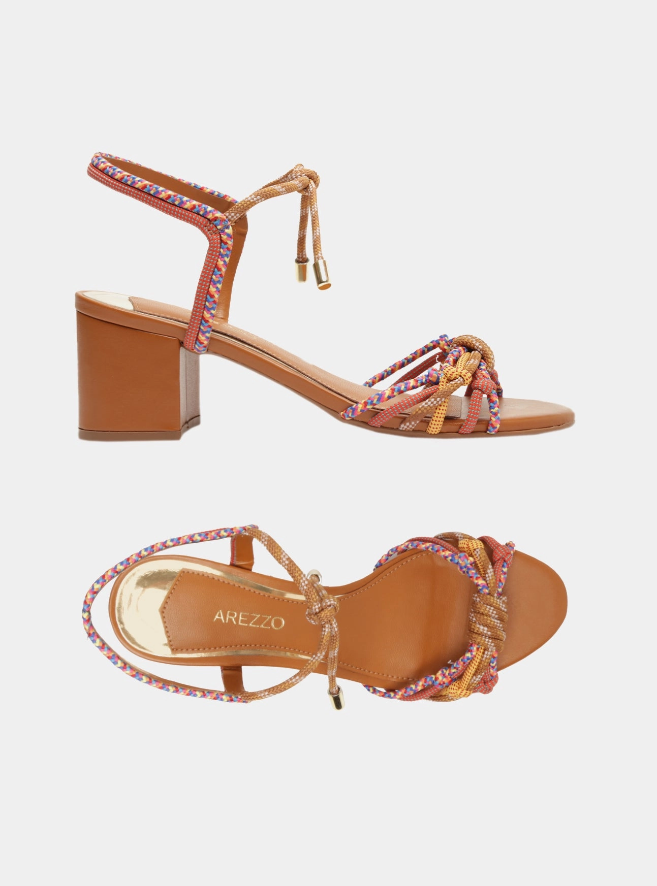 Padded collar Lillian Mid Block Sandal