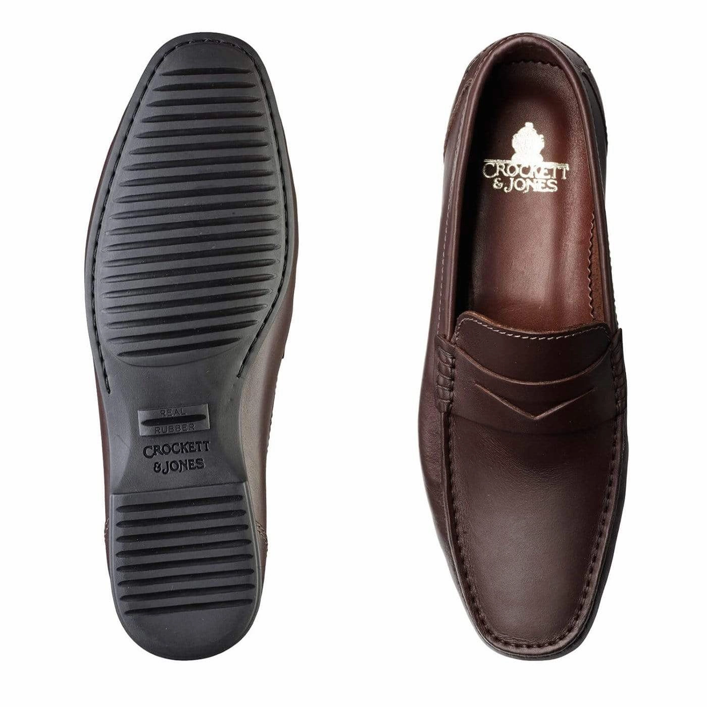 Reinforced Heel Stabilizer Elegant Mood Genoa Dark Brown Antique Calf