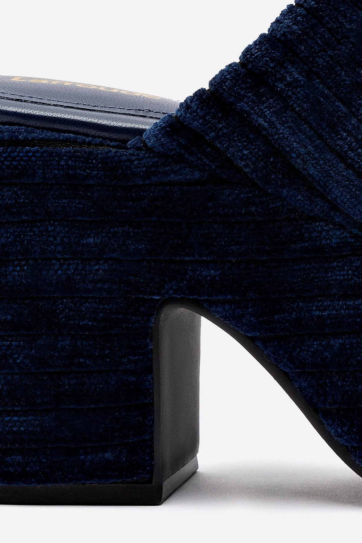 Miso Platform Clog In Midnight Velvet Slim Form