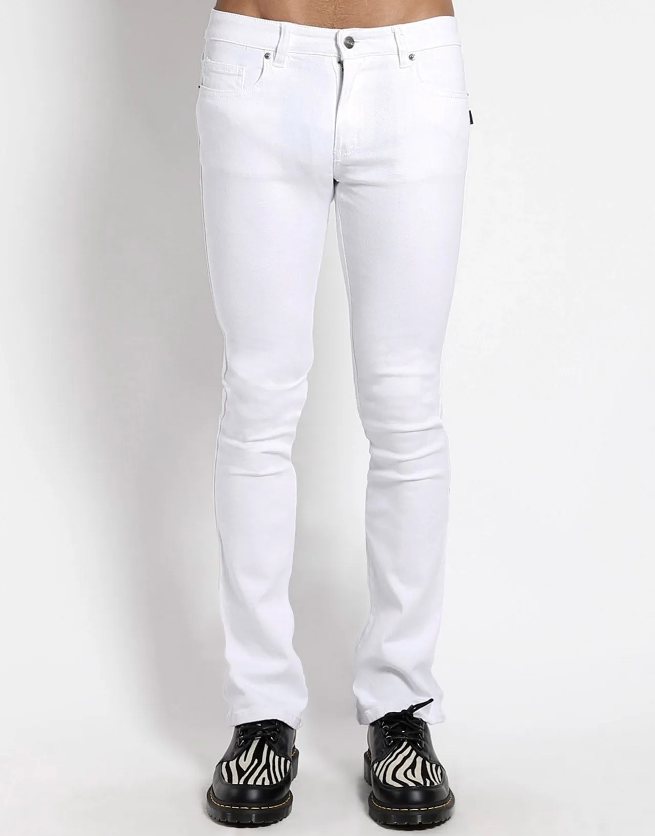 Modern Relaxed TRASH & VAUDEVILLE WHITE BOOTCUT JEAN