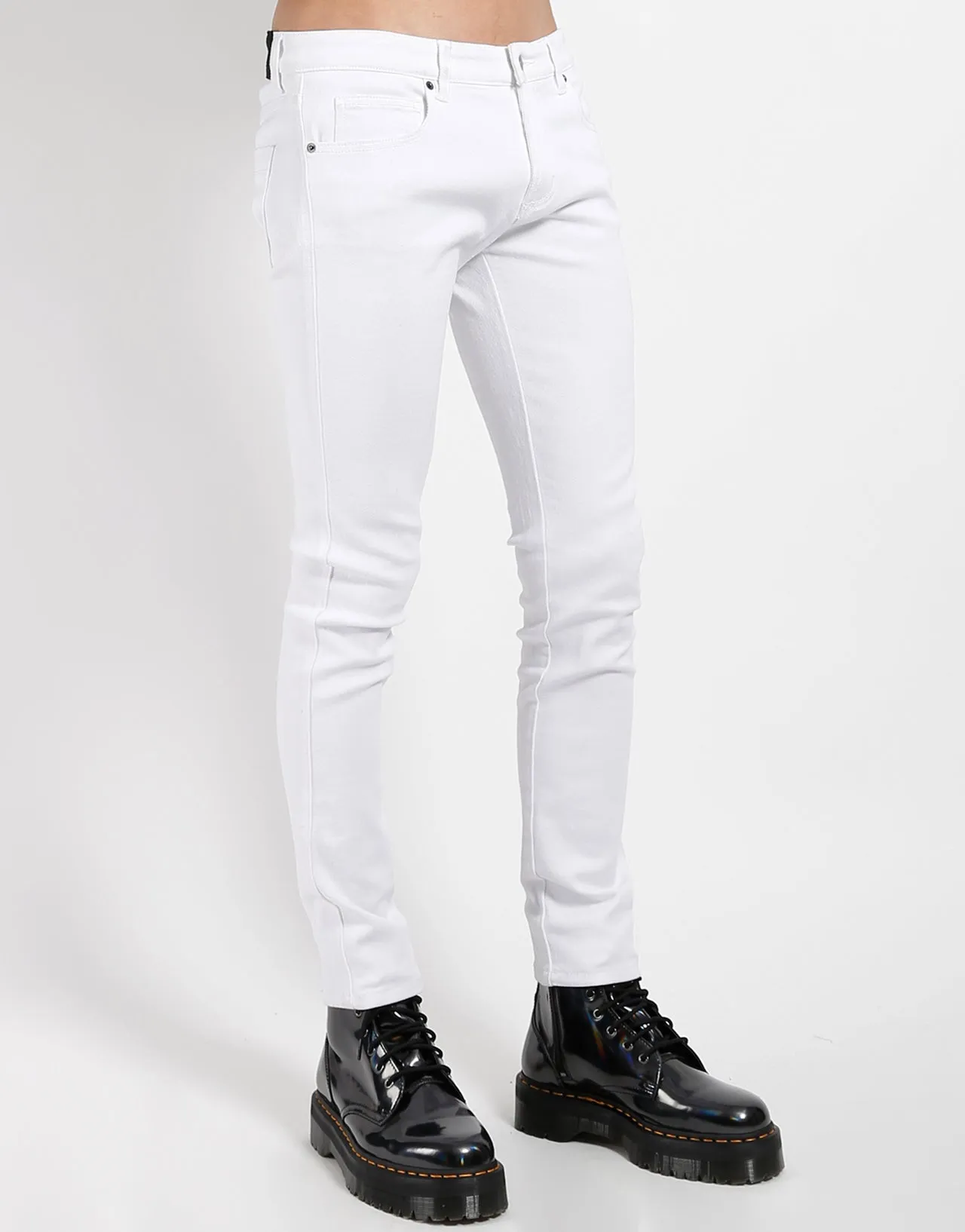 TRASH & VAUDEVILLE WHITE SKINNY JEAN Casual Comfort Weather Ready