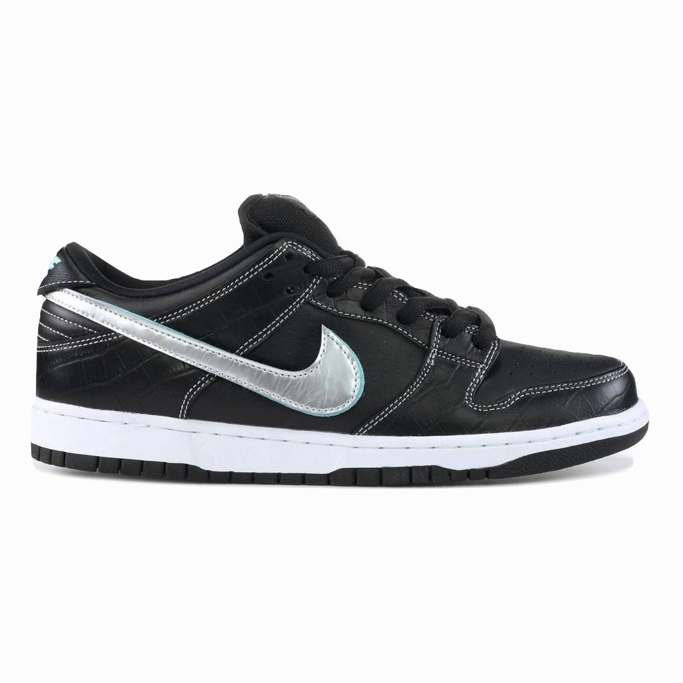 Nike SB Dunk Low Pro OG QS - Diamond Black - Used Club Night Team Match