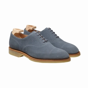 Balanced Structure Comfort Seeker Breathable Feel Modern Professional Tresco Pastel Blue Suede