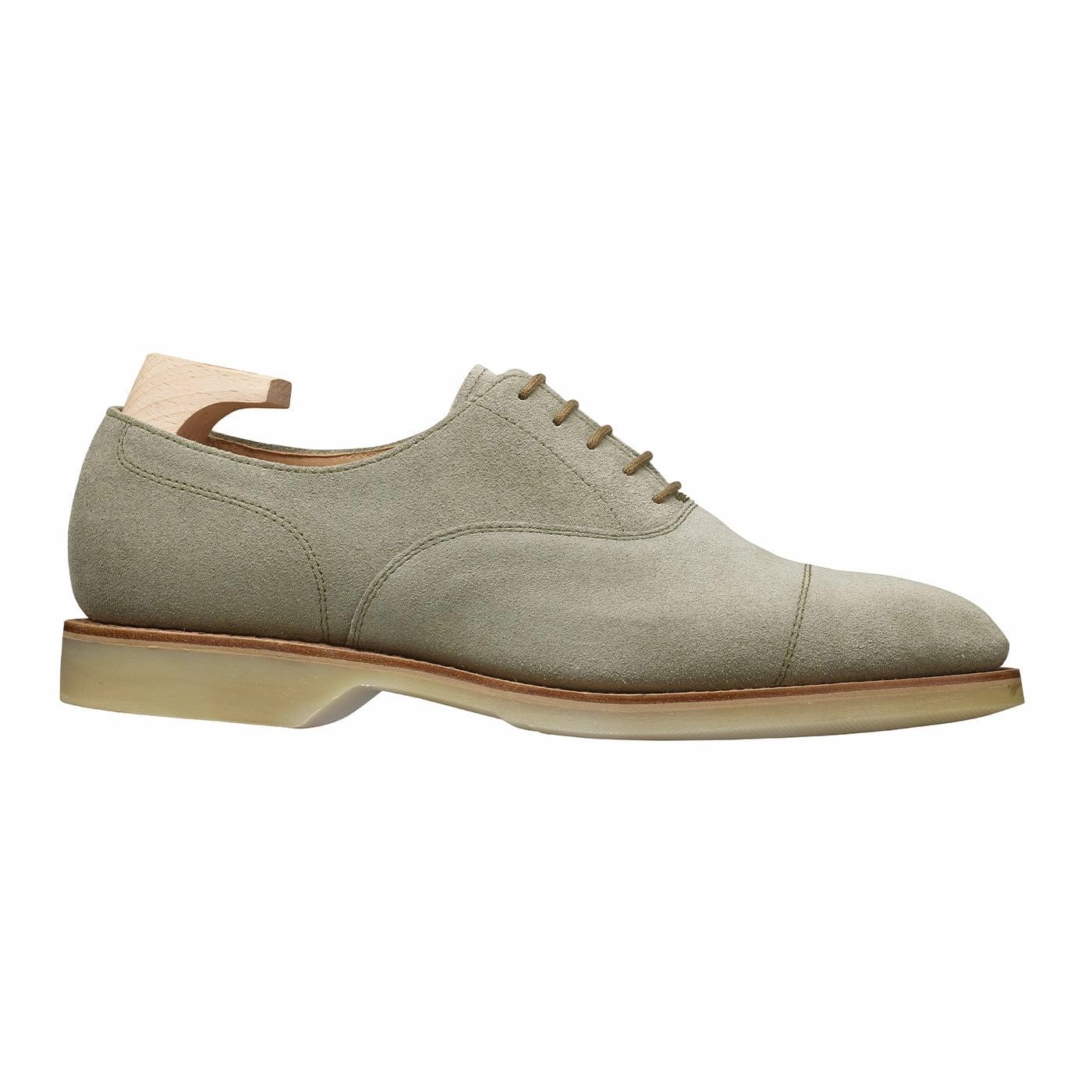 Tresco Pistachio Suede Dress Shoes for Office