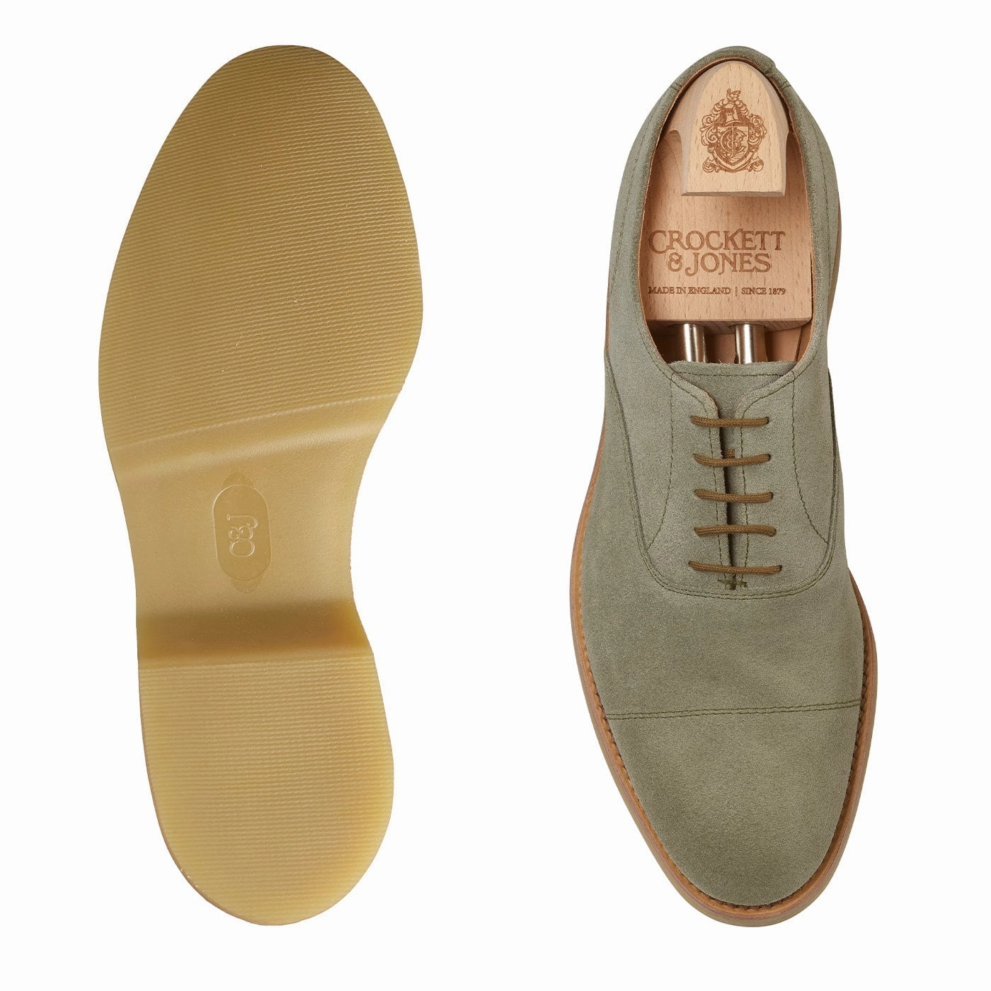 Tresco Pistachio Suede Timeless Leather