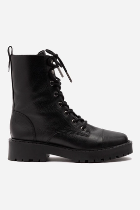 Trinity Boot In Black Leather Icon Walk