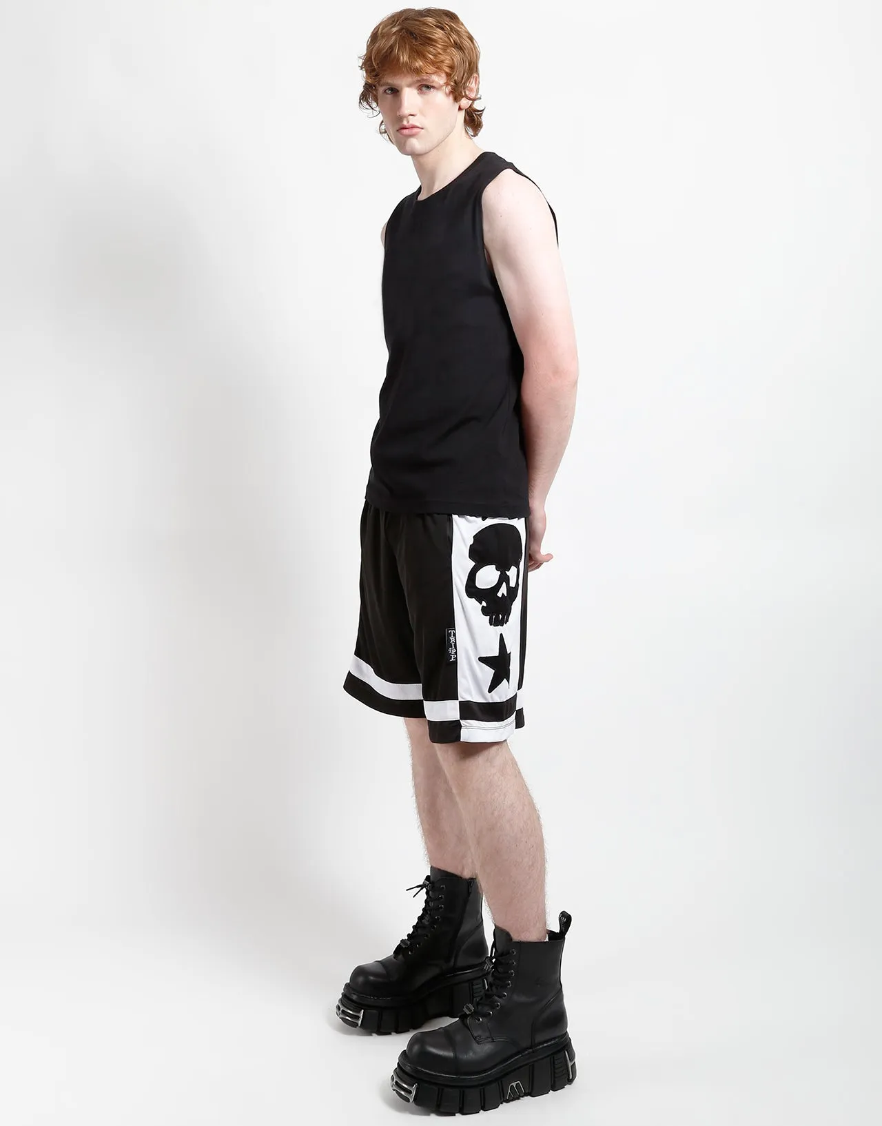 TRIPP NYC LOGO JERSEY SHORT Sporty Style