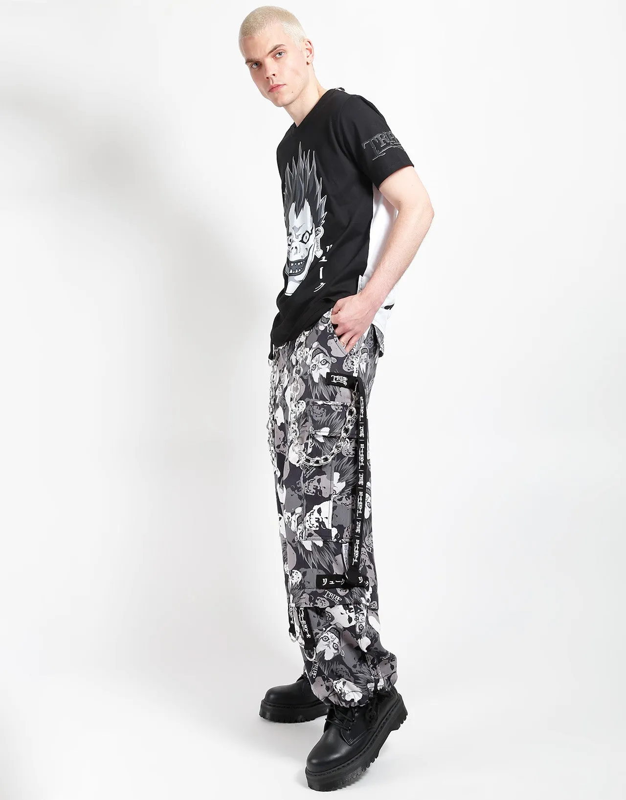 Essential Comfort Quick Dry Fabric TRIPP NYC X DEATH NOTE - RYUK SKULL CAMO SUPER CHAIN PANT