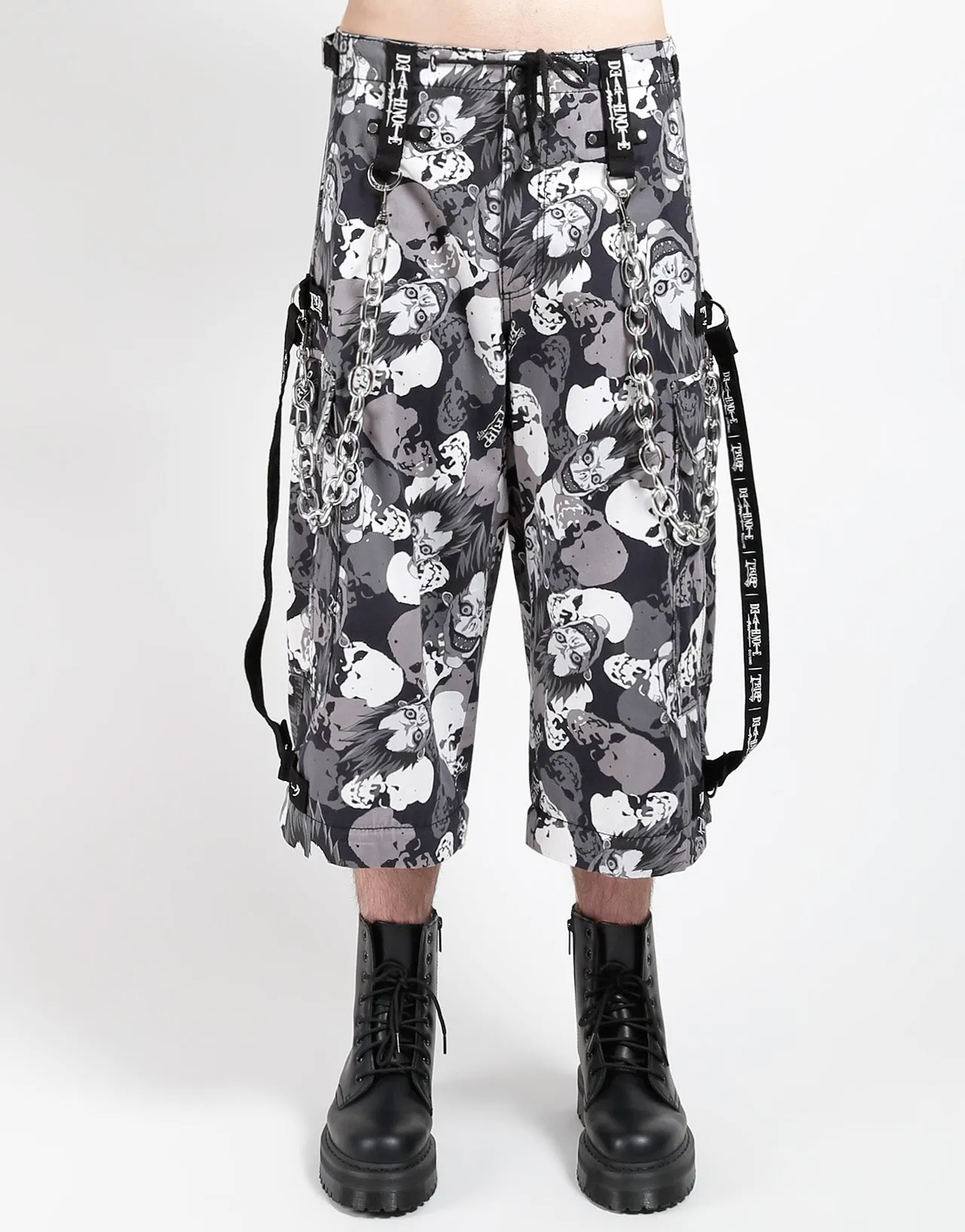 AntiStaticFinish Comfy Waist TRIPP NYC X DEATH NOTE - RYUK SKULL CAMO SUPER CHAIN PANT