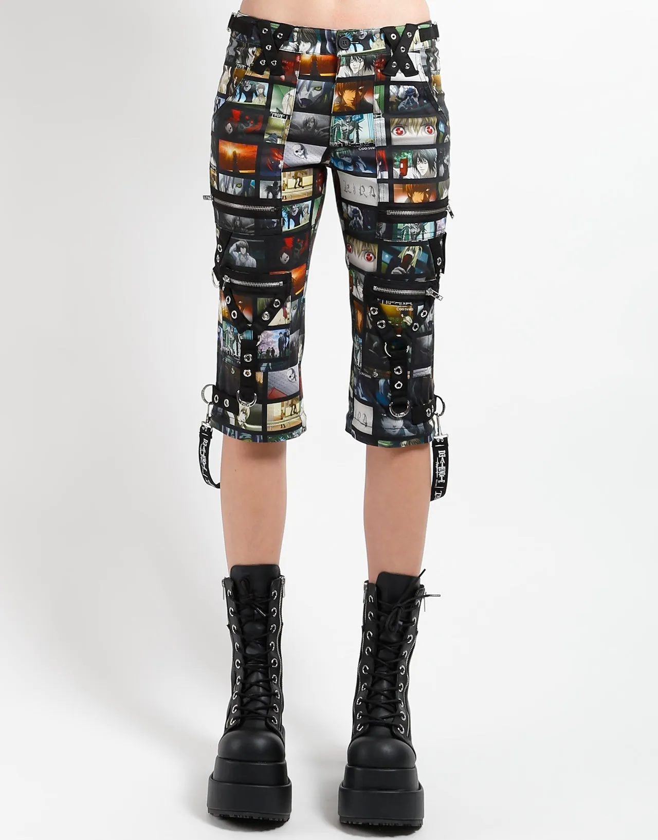 Active Appeal Smooth Fabric TRIPP NYC X DEATH NOTE - SCREEN ZIP TO ZIP PANTS