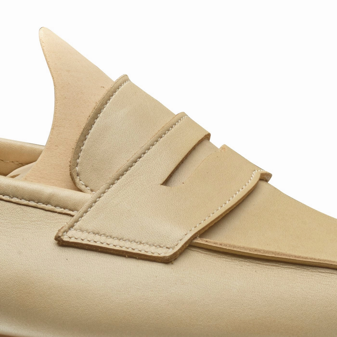 Eco Friendly Minimalist Fans Street Glow Lilou Ivory Calf