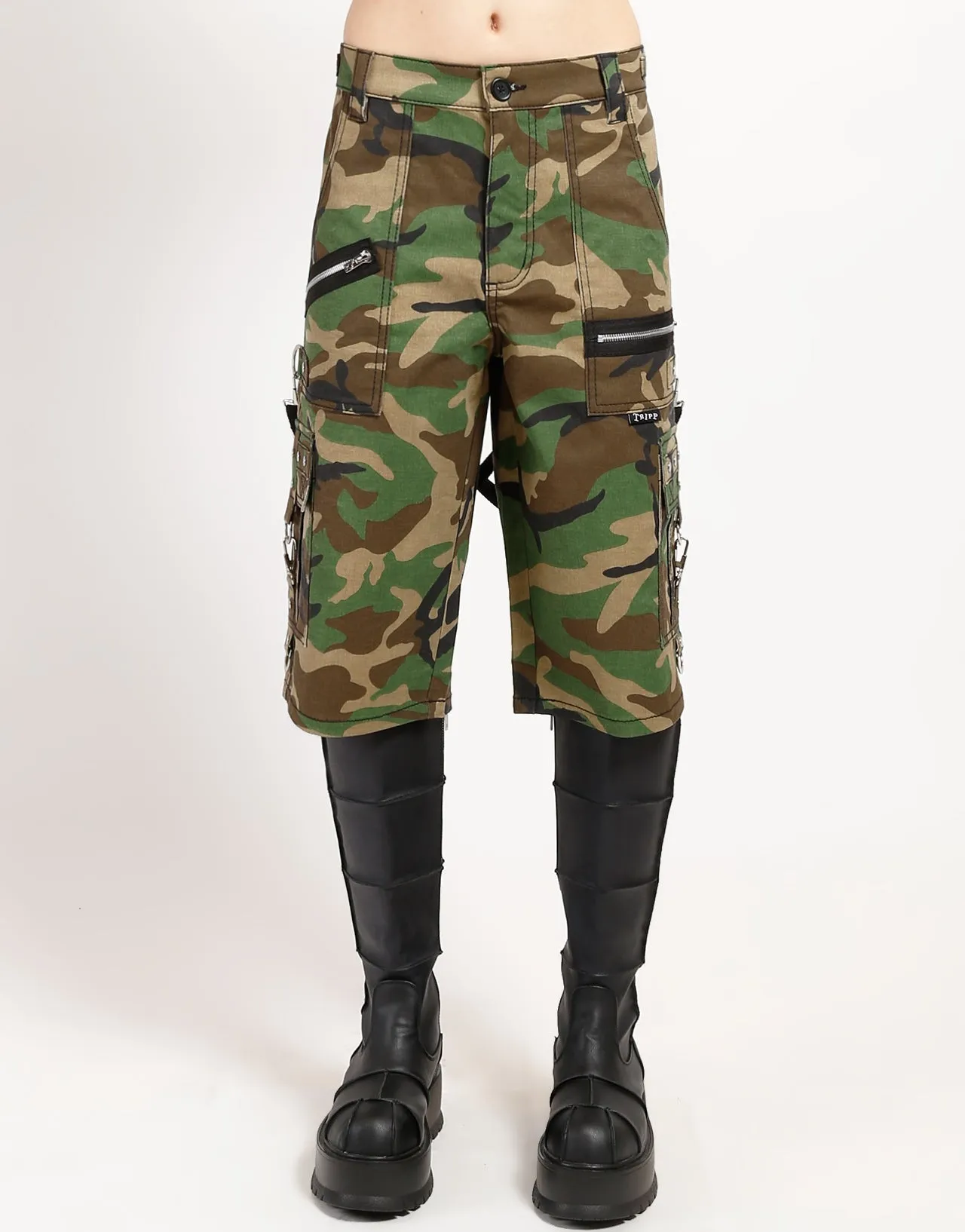 PUNK SHORT GREEN CAMO Layer-Friendly