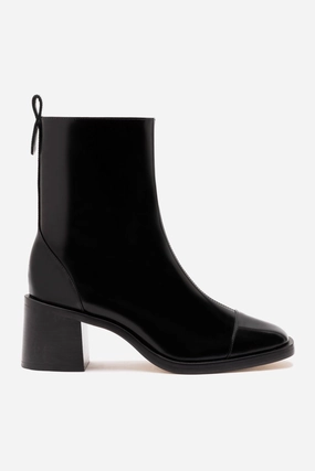 Breathable Daily Walk Mini Ricky Boot In Black Box Leather