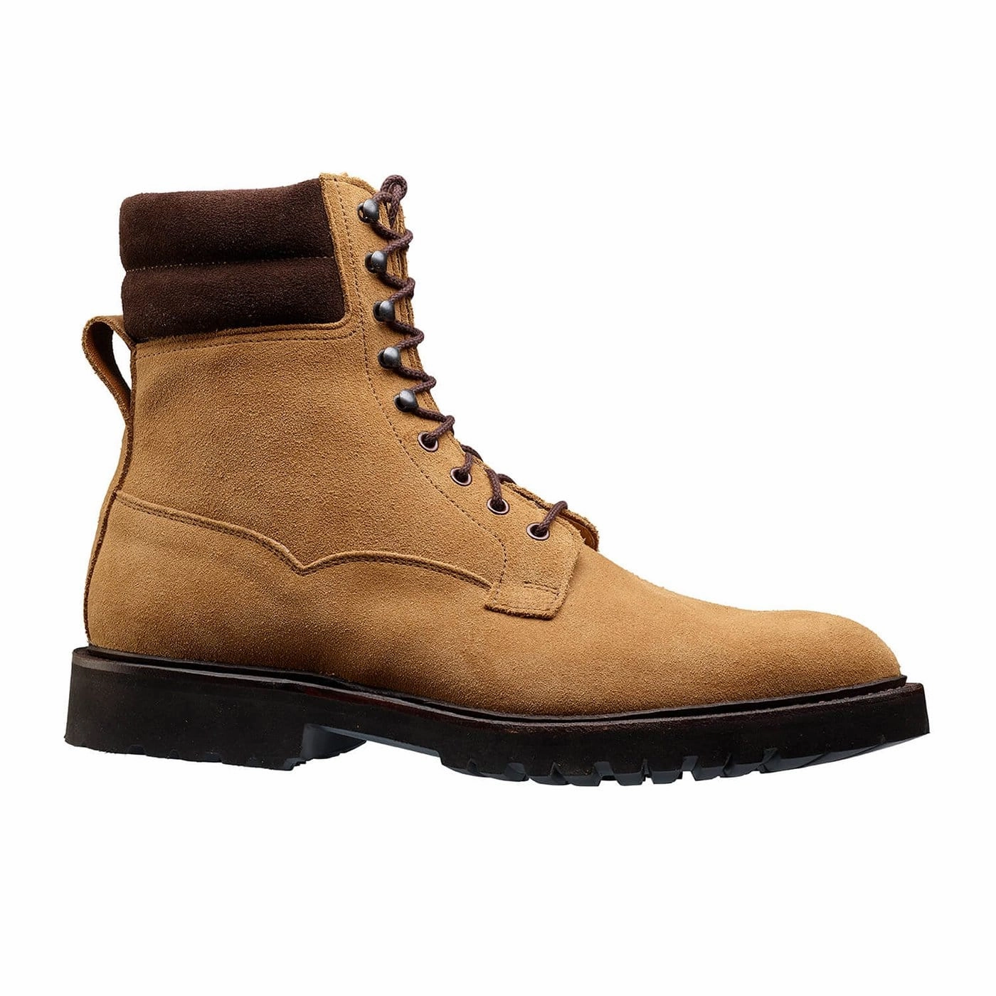 Ross Fawn Suede & Dark Brown Suede Collar Extreme Comfort Anti Fatigue Technology