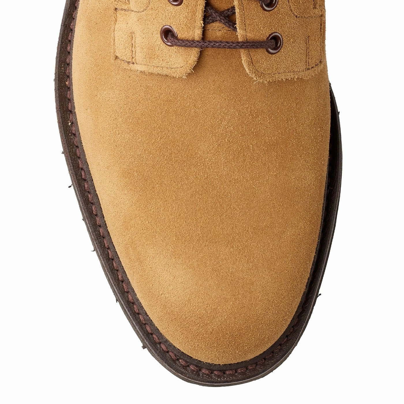 Durable Layer Anti-Skid Ross Fawn Suede & Dark Brown Suede Collar