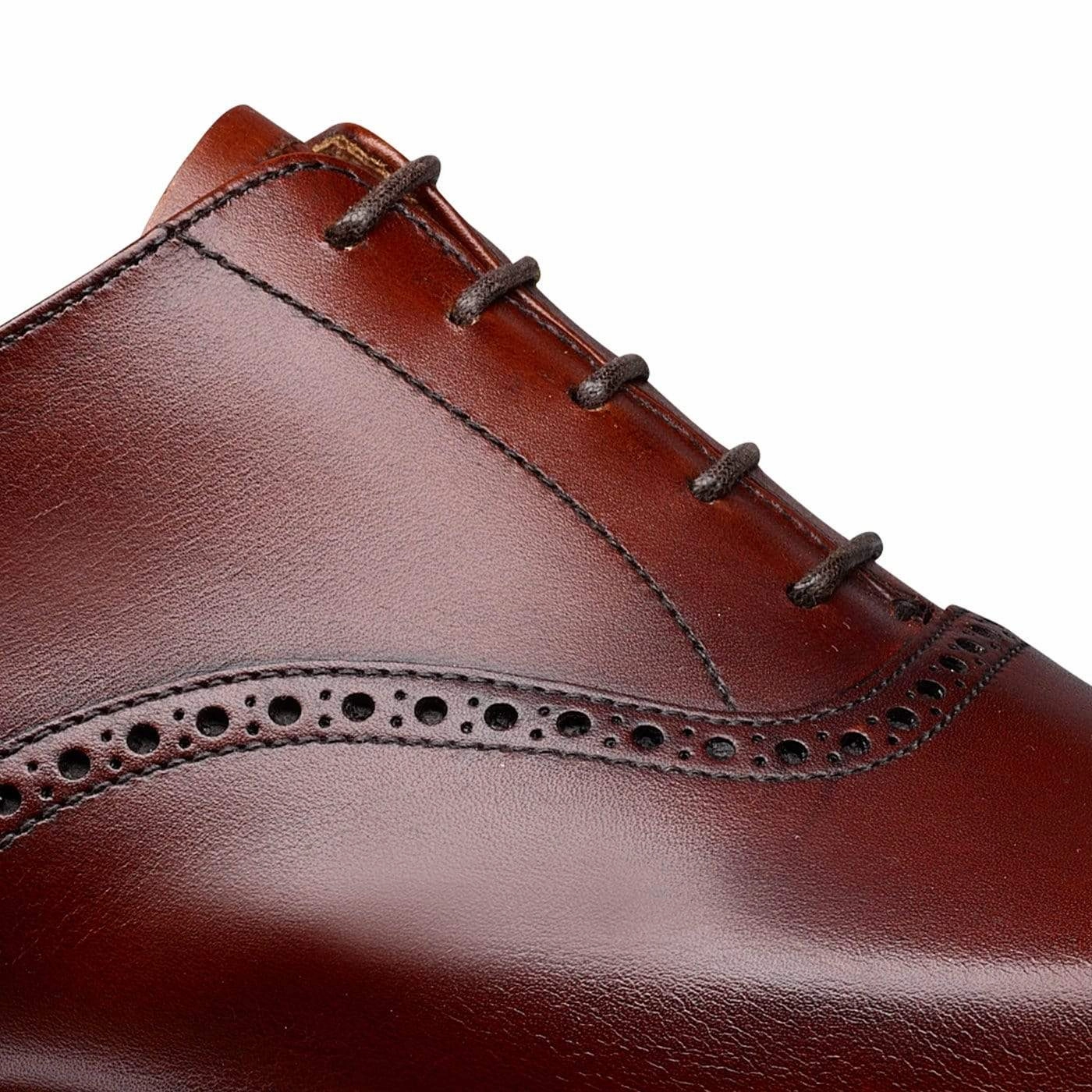 Breathable Airflow Channels Edgware Chestnut Burnished Calf
