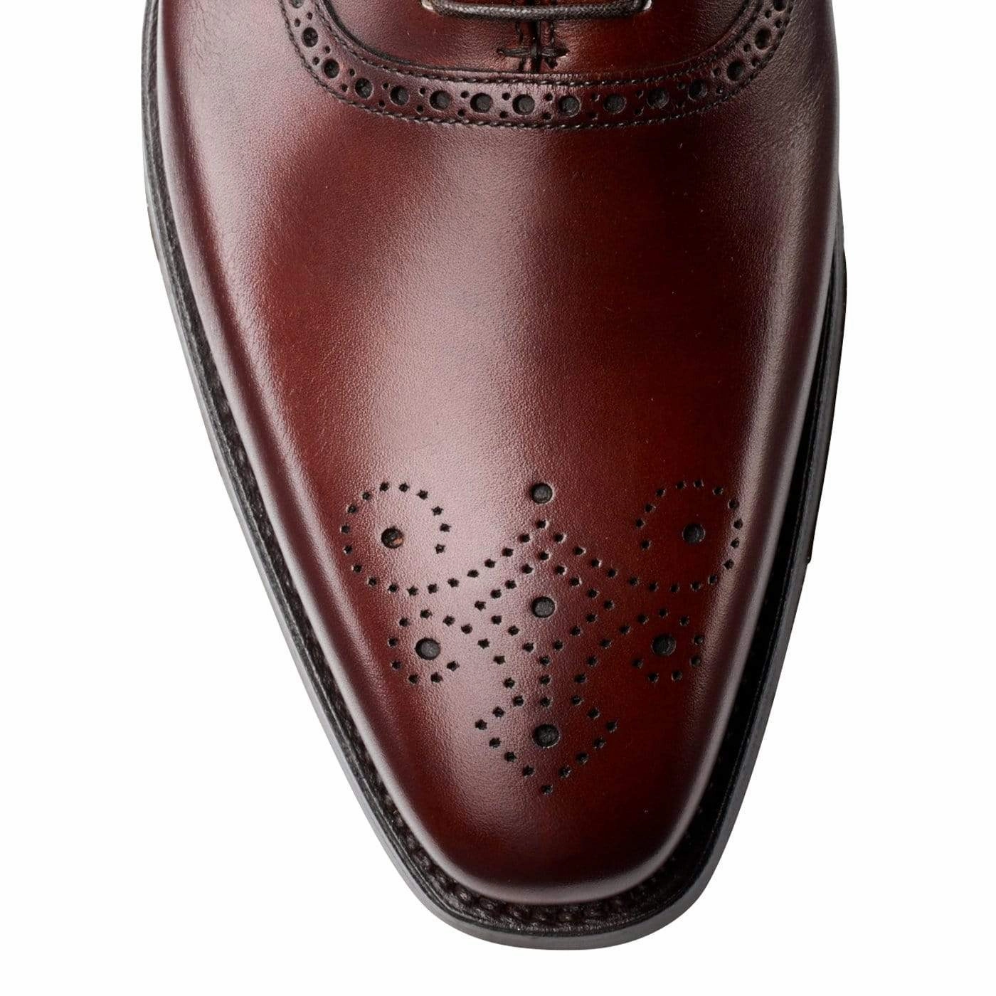 Edgware Chestnut Burnished Calf Tailored Oxfords