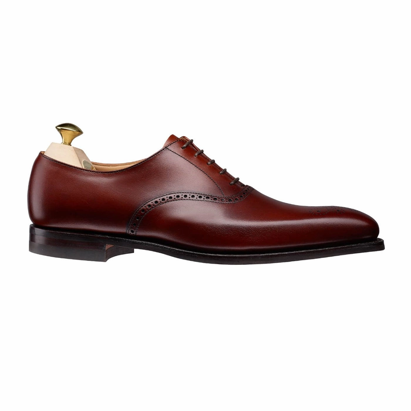 Elegant Lace-Ups Workwear Classic Oxfords Edgware Chestnut Burnished Calf