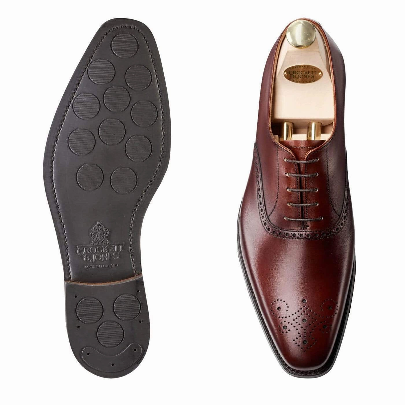 Edgware Chestnut Burnished Calf Stylish Office Lace-ups Matte Finish Formal Gathering