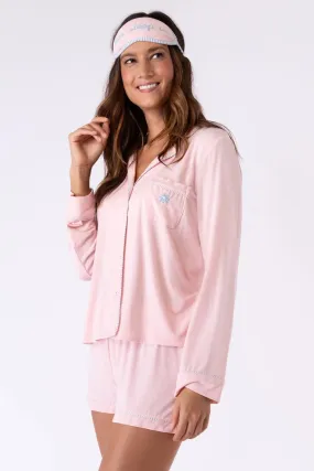 Happy Pajama Gift Set Comfort Cushion Neckline Quick-Dry