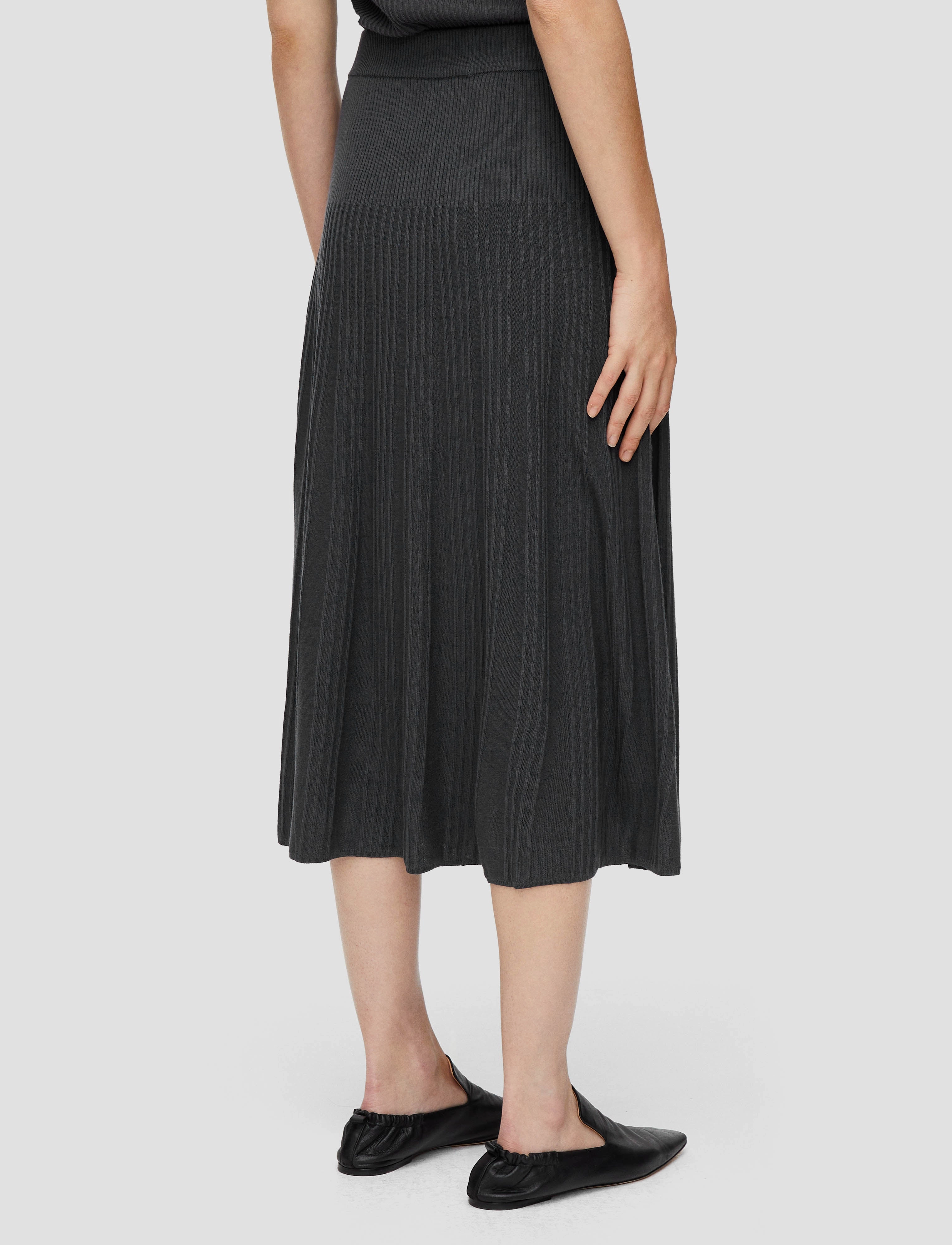 Merino Rib Skirt Wardrobe Classic