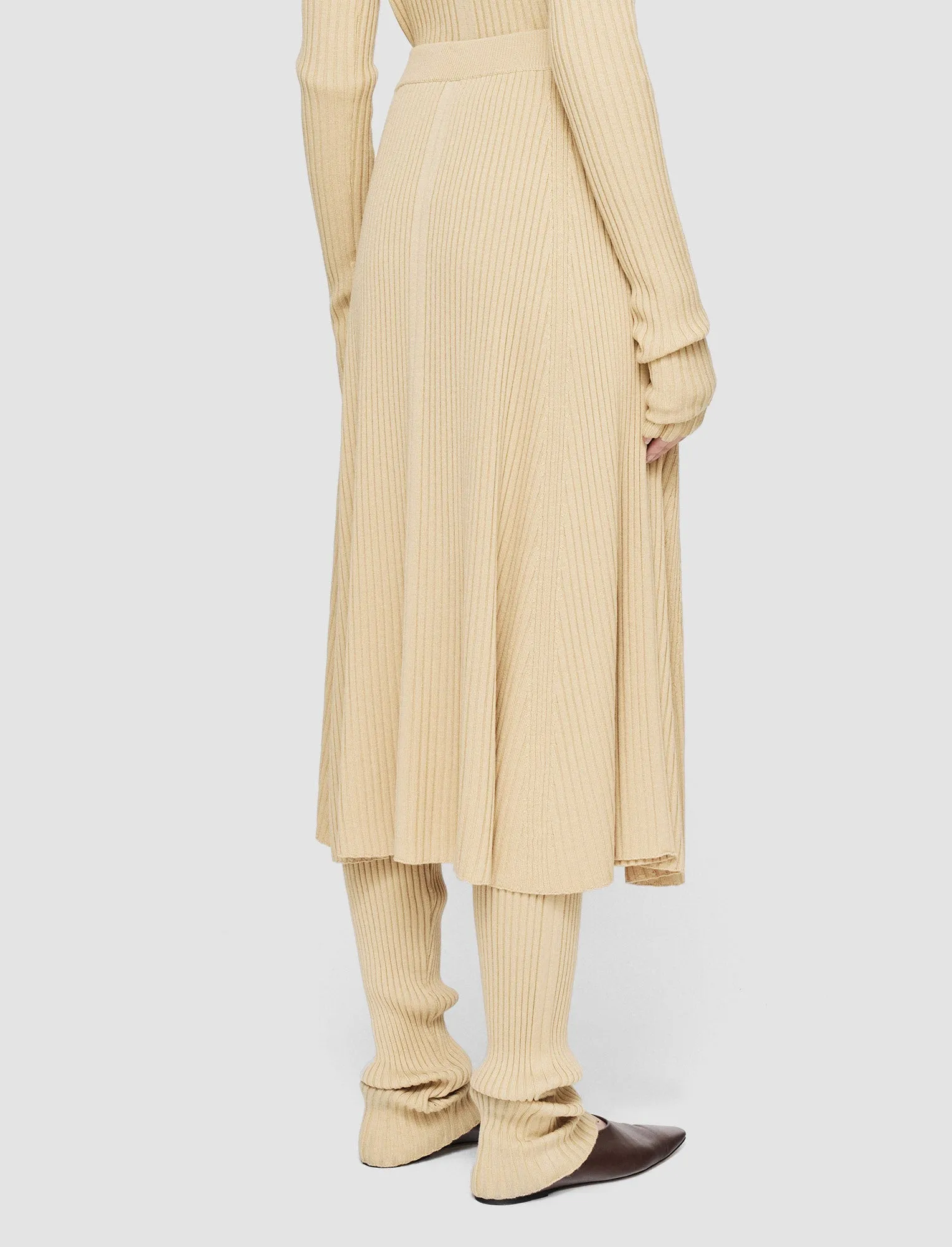 GarmentSpecific Storage Solutions Smart Fit Merino Silk Rib Skirt