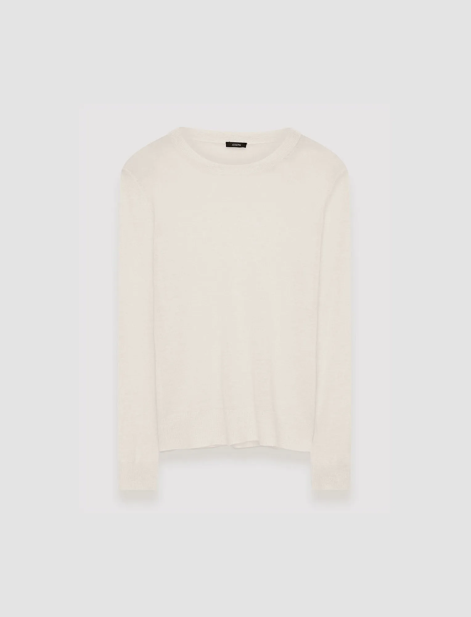 Cashair Round Neck Jumper MachineWashable Fabric High Elasticity