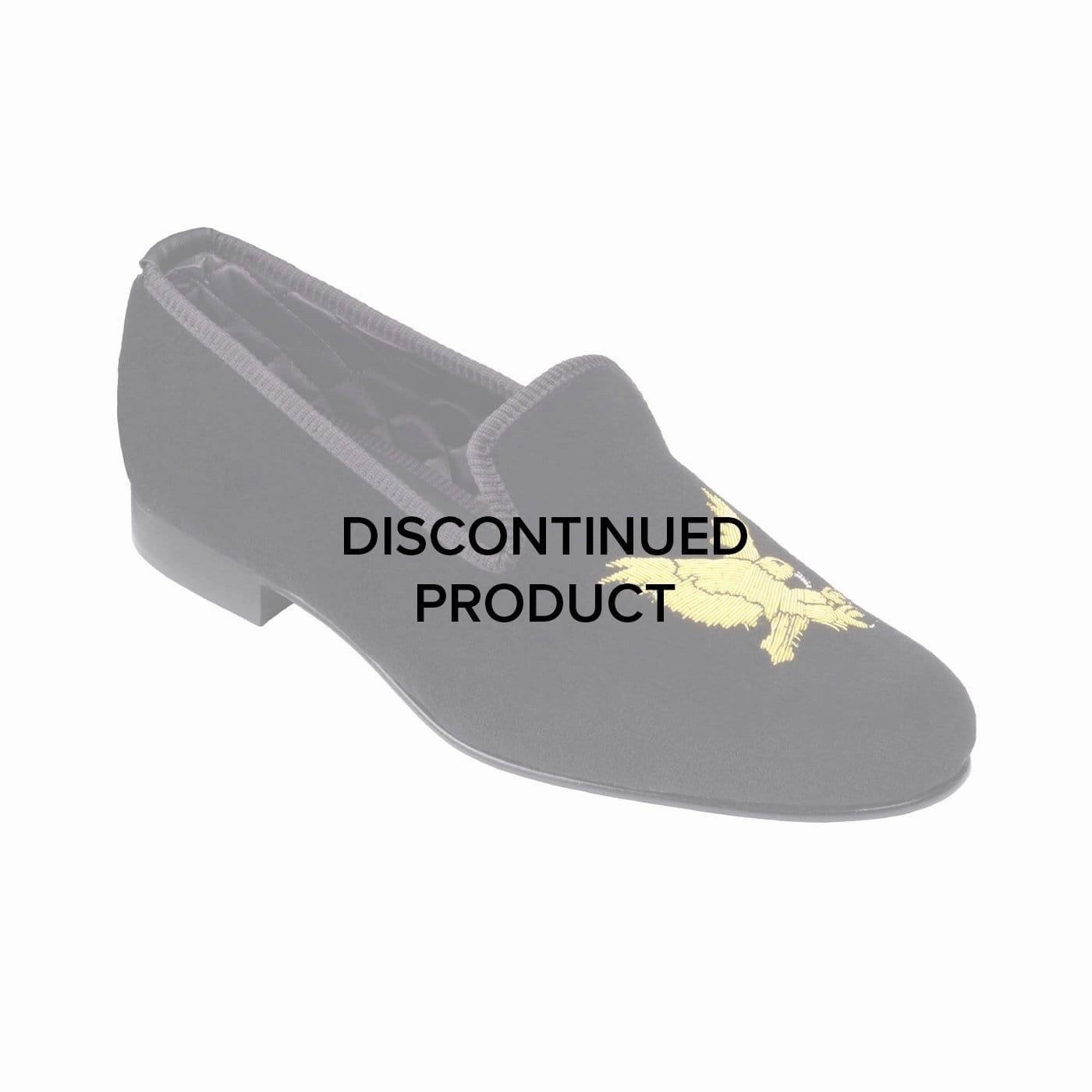 Golden Eagle Black Velvet Foot Support Design