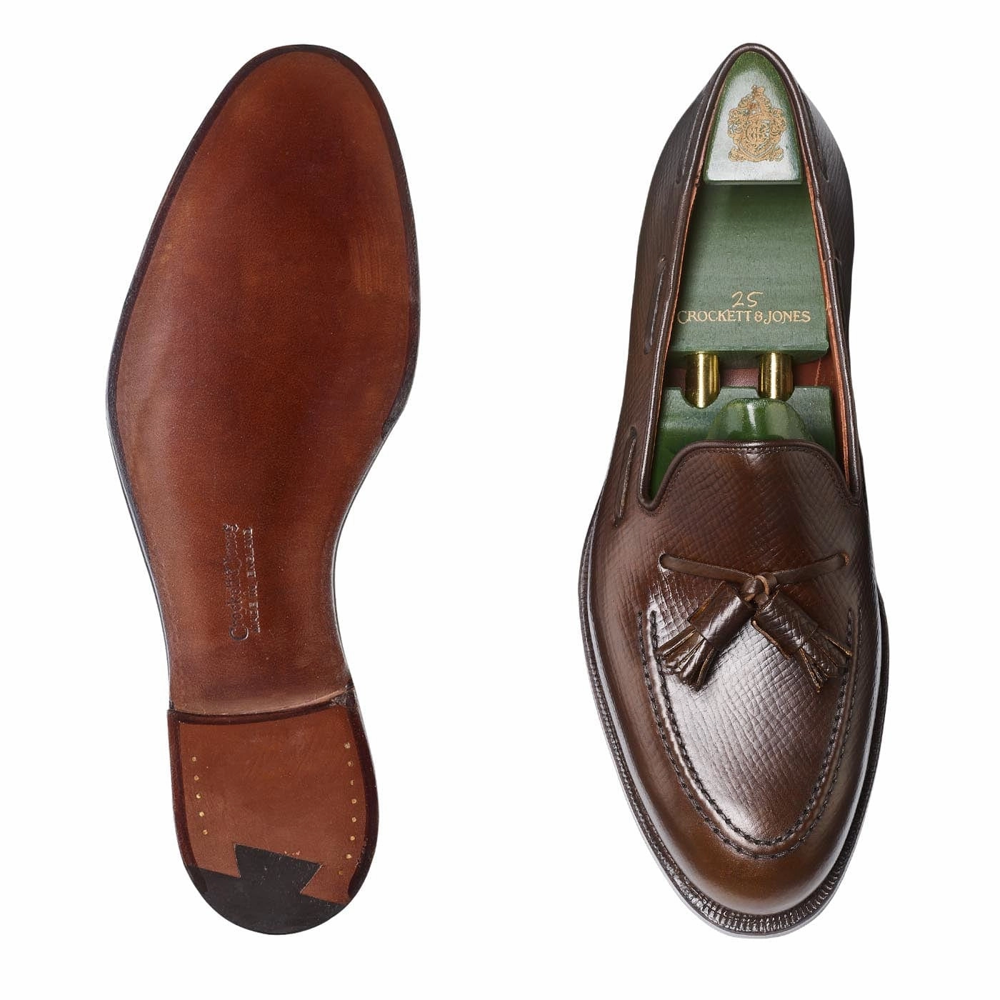 Grace Walk Cavendish 3 Dark Brown Hatch Grain Cordovan