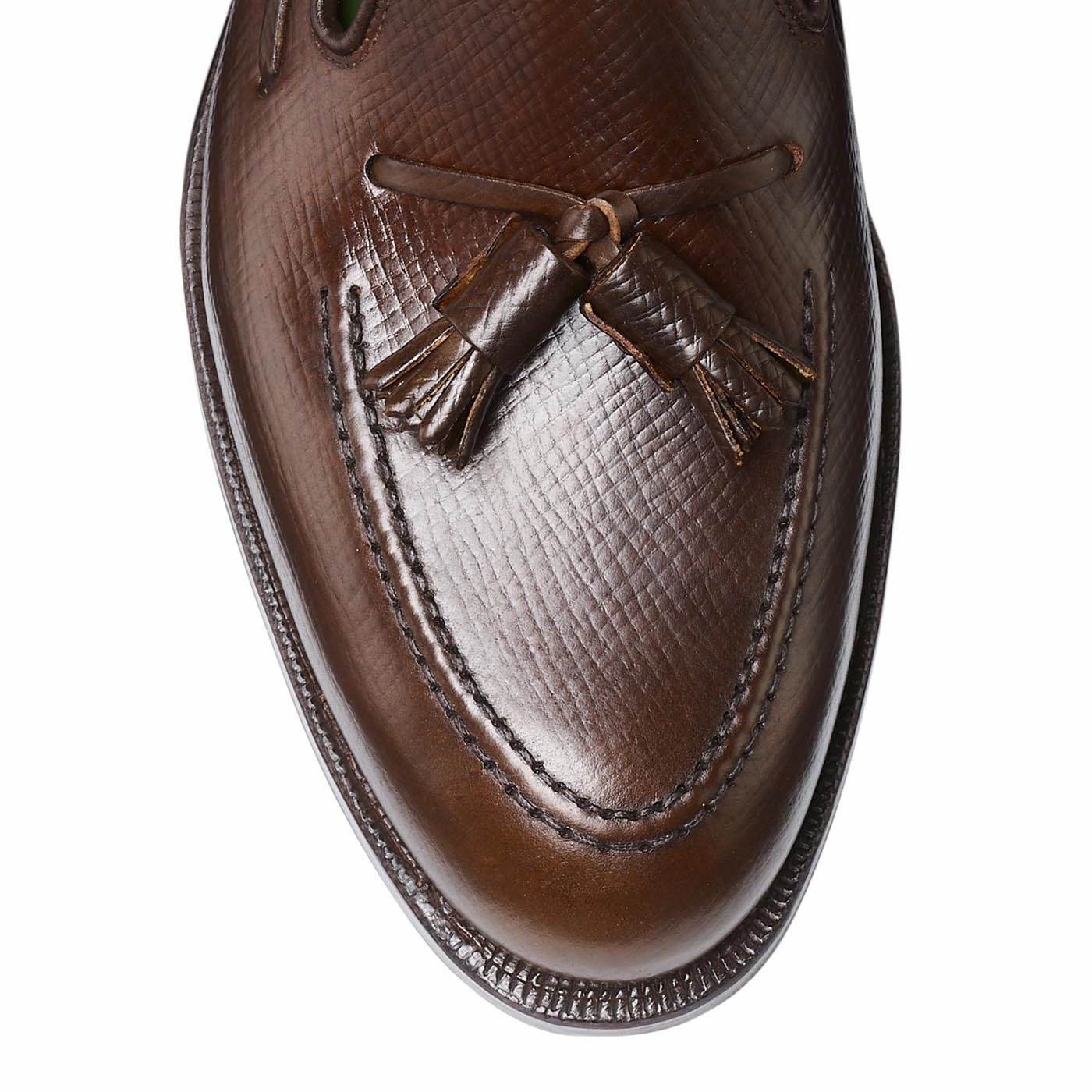 Cavendish 3 Dark Brown Hatch Grain Cordovan All Day Road Trip Reinforced Heel Stabilizer