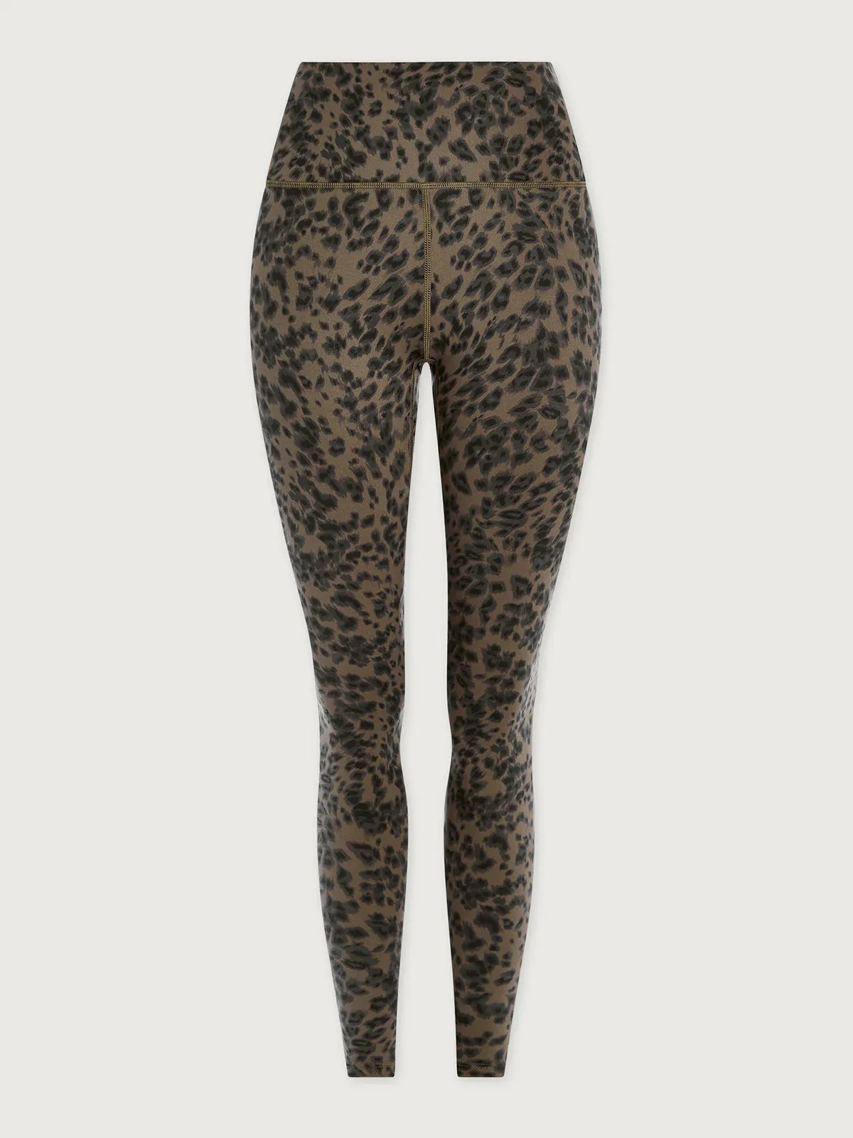 Varley FreeSoft High-Rise Legging 25" in Brown Contrast Cheetah LongWearingComfort