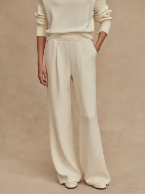 Varley The Extra Wide Leg Pant 29.5" in Egret UV Protection Enhanced Thermal Insulation