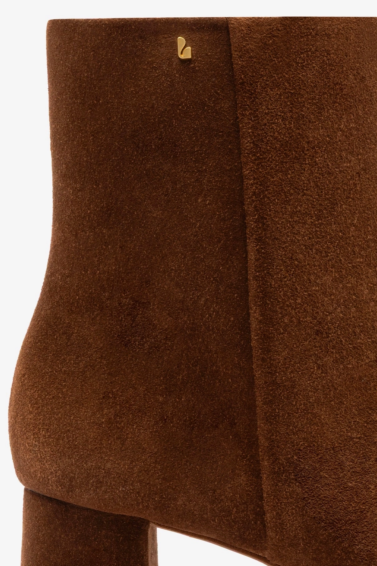 Mini Edie Boot In Burnt Umber Suede Media Pop