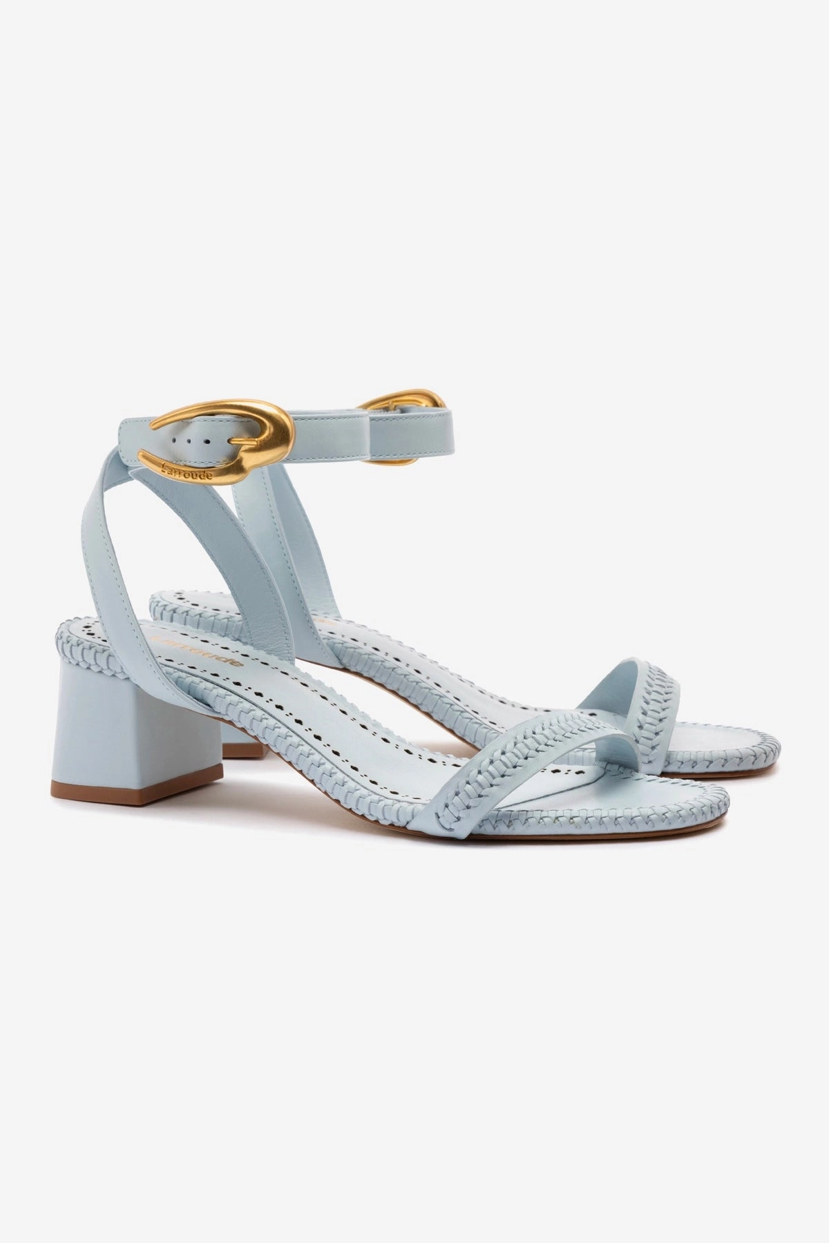 Desert Cool Verona Block Sandal In Maya Leather