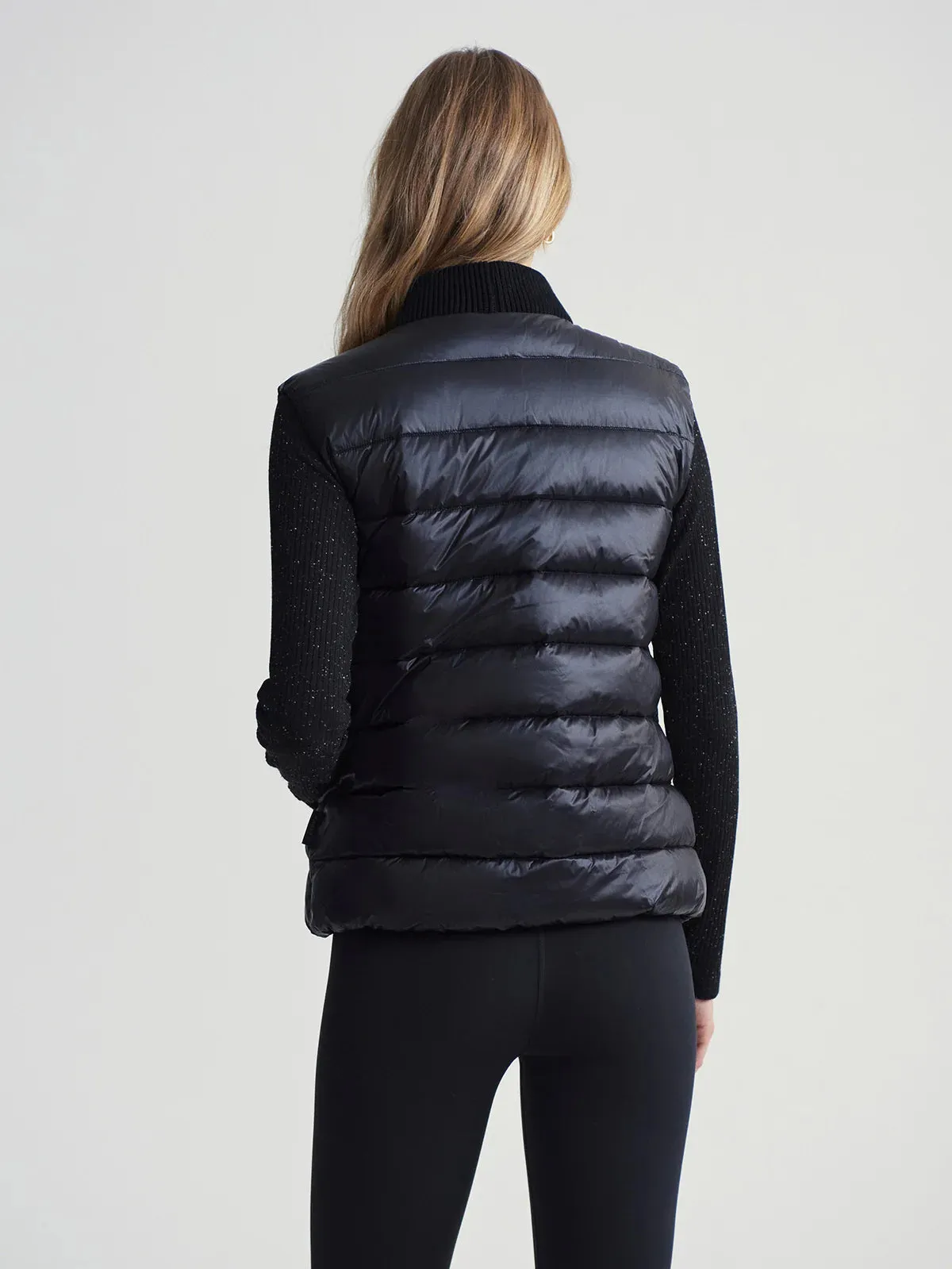 Varley Colwyn Padded Gilet in Black Basic Tank