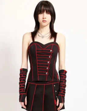 BAND CORSET RED AntiPilling Surface