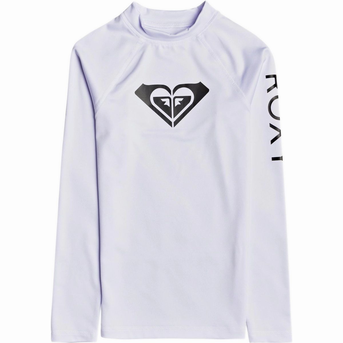 ribbed texture Eco Dye Process Girl's 8-16 Whole Hearted Long Sleeve Rashguard