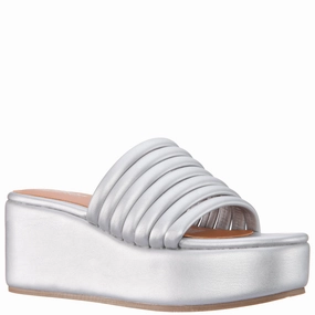 Beach Fun Comfort Shank VERVE-SILVER NAPPA PU