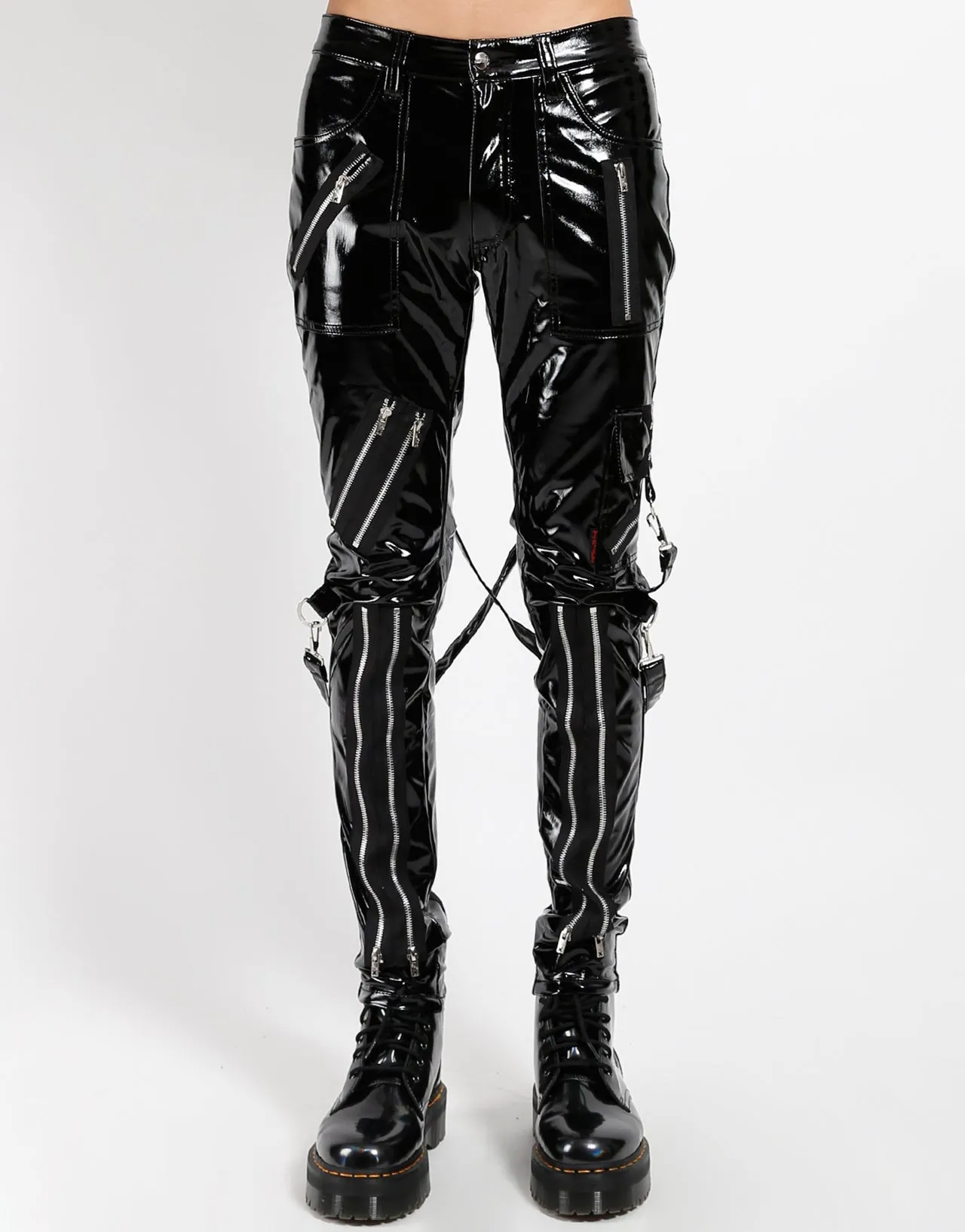 Vinyl Classic Slim Leg Bondage Pant Movement Ease Sporty Function