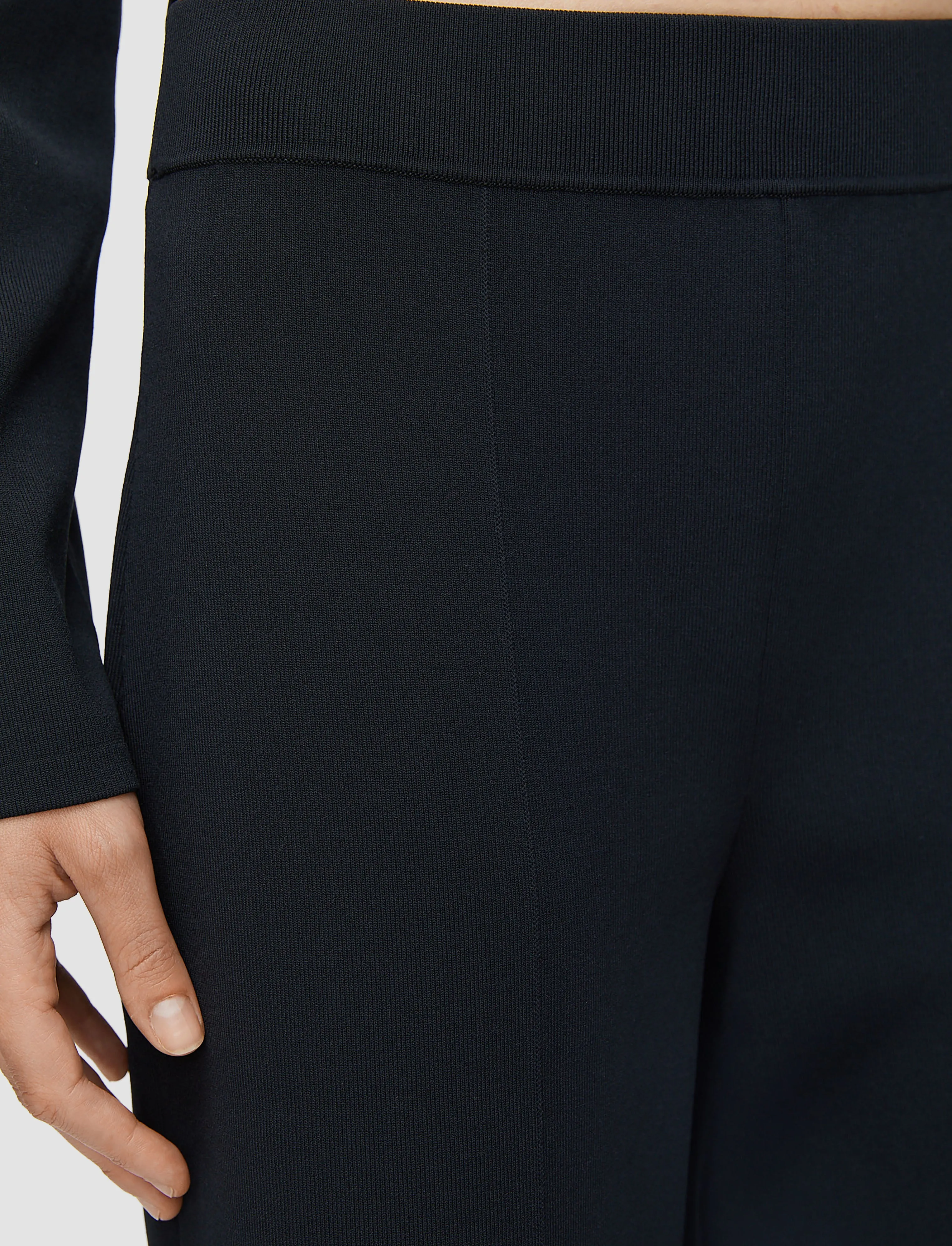 Viscose Knit Stretch Culottes Gentle Fit OdorResistant Fiber