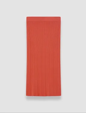 Viscose Rib Knit Skirt On-The-Go