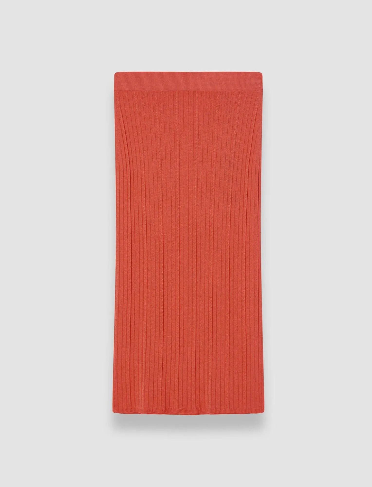 Viscose Rib Knit Skirt On-The-Go