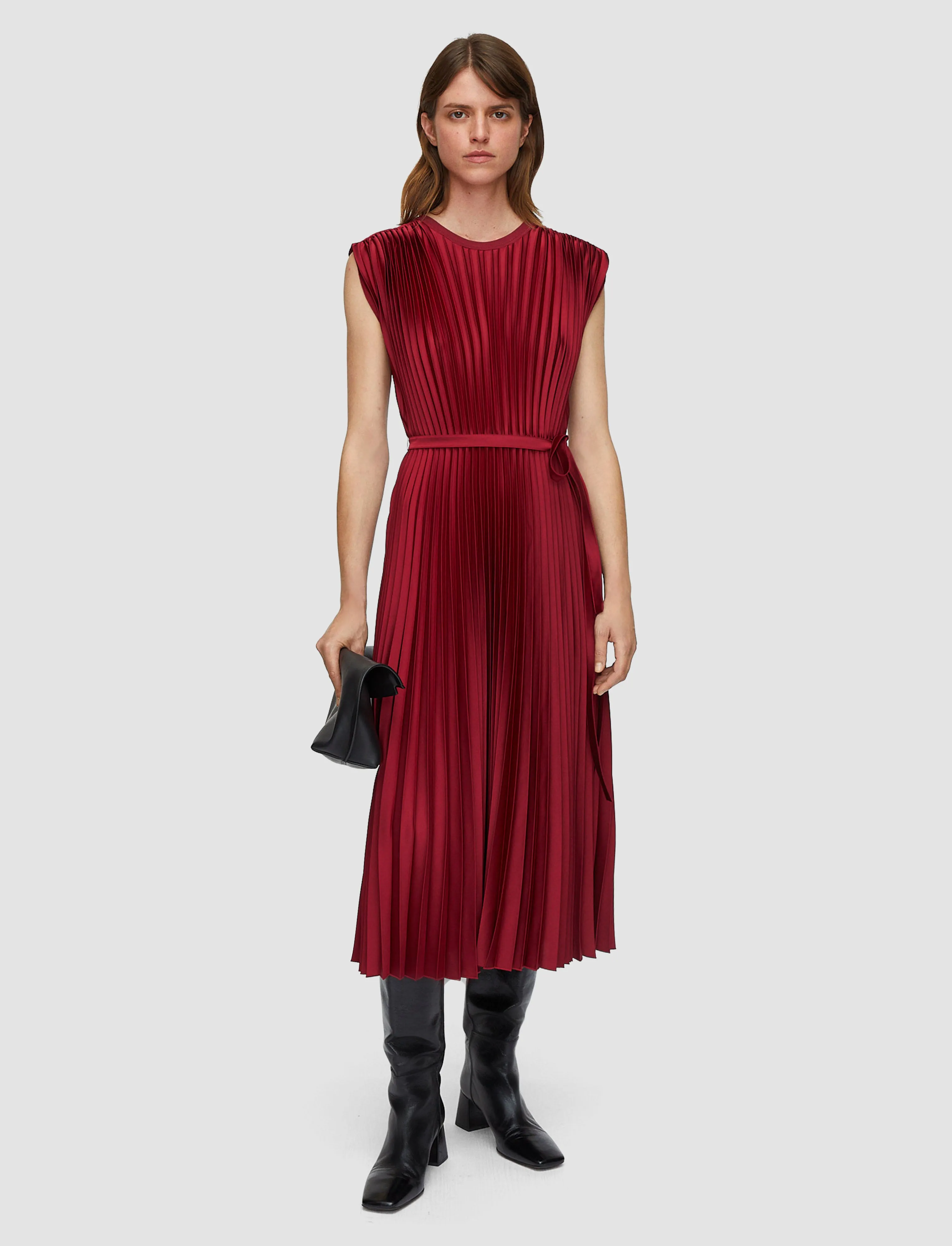 Volta Knit Weave Pliss Dress Durable Edge Binding