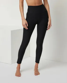 EcoDyeProcess vuori Women's Clean Elevation Legging in Black Heather