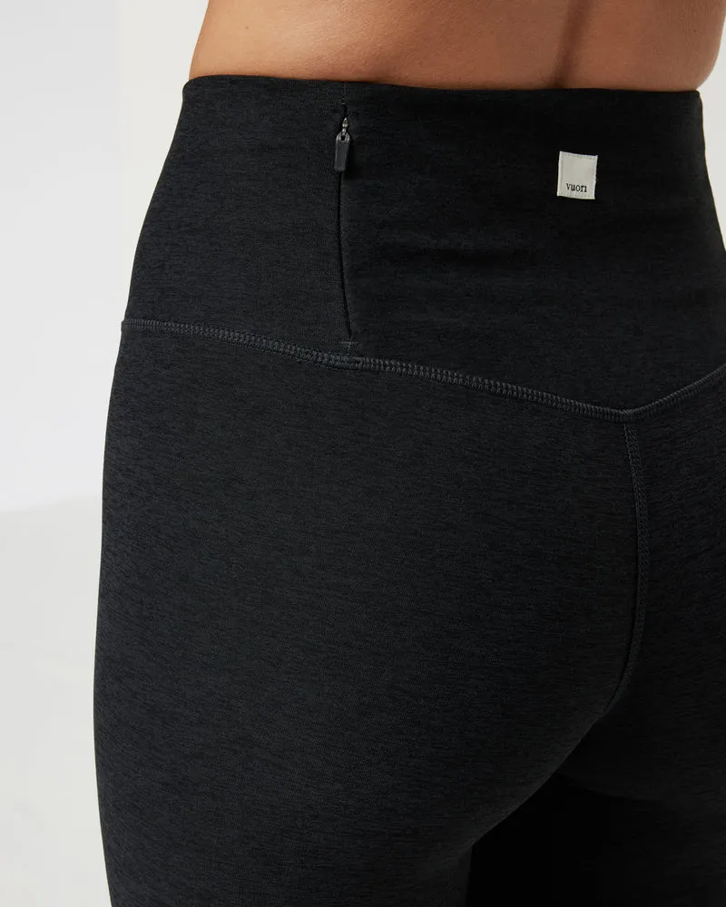 vuori Women's Clean Elevation Legging in Black Heather MultiFunctionalDesign AntiStaticLining