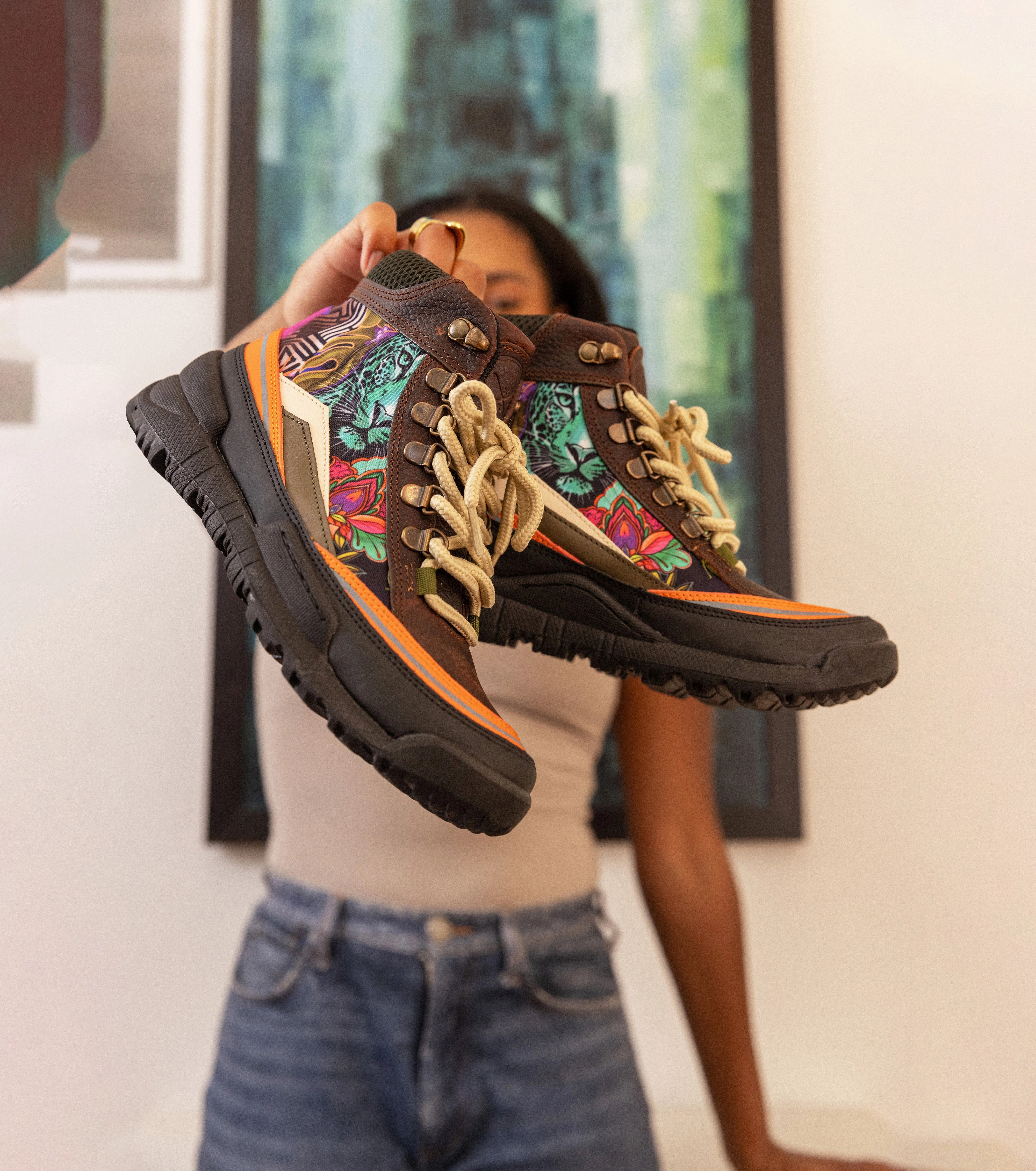 Wanyama Trekk Boot Neutral Tones Breathable Rural Traveler