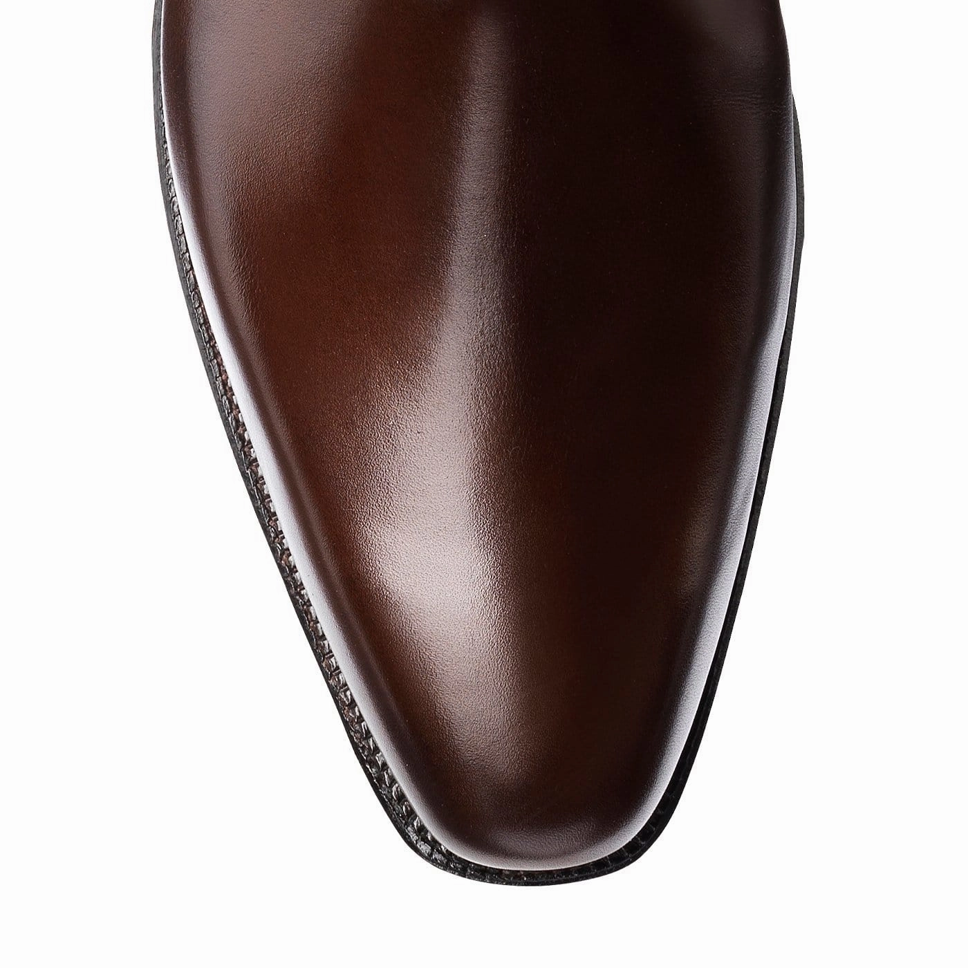 Black Edge Lingfield Dark Brown Burnished Calf