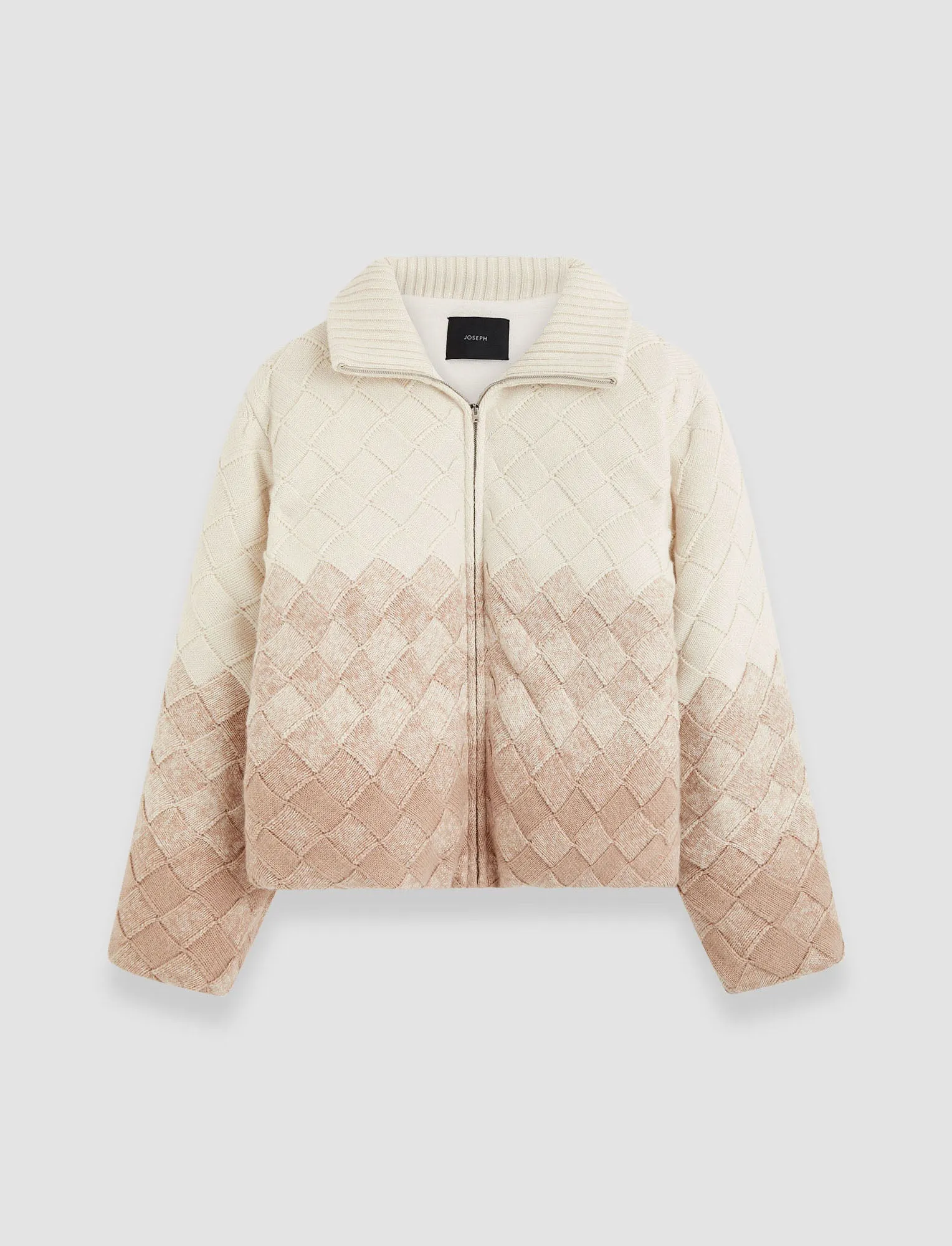 Moisture wicking Weave Knit Puffer Jacket